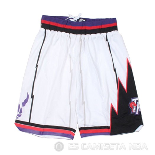 Pantalone Toronto Raptors Retro Blanco - Haga un click en la imagen para cerrar